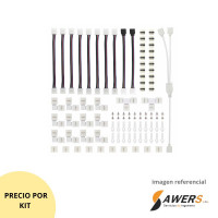Kit de Conectores de Tira Led 4Pin 10mm 5050RGB Kit de Conectores de Tira Led 4Pin 10mm 5050RGB