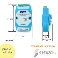 YN-4561 Modulo serial aislado 6 en 1 USB/485/422/232/TTL YN-4561 Modulo serial aislado 6 en 1 USB/485/422/232/TTL