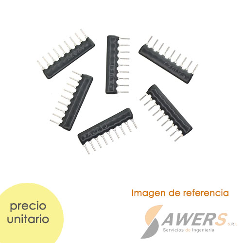 Resistores Array SIP9 2.2K A222J