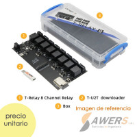 TTGO T-Relay 8CH con Wi-Fi Bluetooth TTGO T-Relay 8CH con Wi-Fi Bluetooth