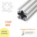 Perfil de aluminio estructural V-SLOT 4040 3Mts