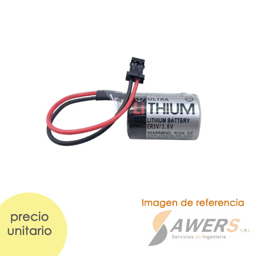 Bateria Litio ER3V 3.6V 1000mAh no recargable