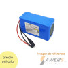 Bateria de litio Li-ion 18650 7S3P 24V-6A