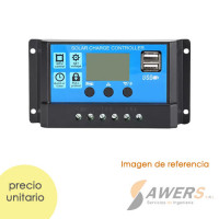 Controlador de Carga Solar PWM 12/24V-60A Controlador de Carga Solar PWM 12/24V-60A