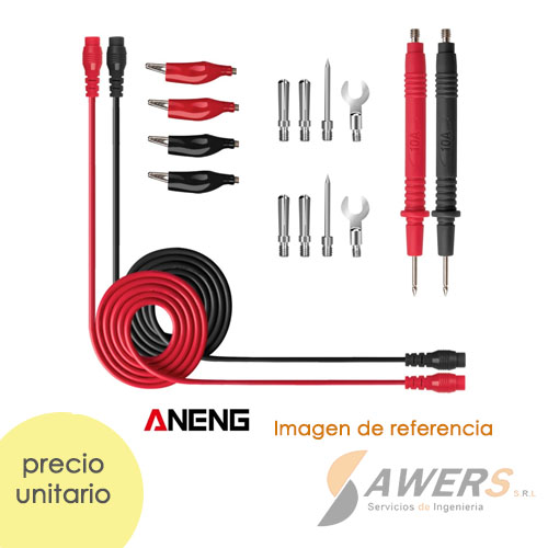 ANENG 16 en 1 cables de prueba combinados 1000V-10A