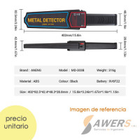Aneng MD-303B Detector de seguridad Metales Portatil Aneng MD-303B Detector de seguridad Metales Portatil