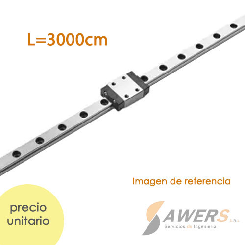 Guia Lineal HGR20 y 2xHGW20CC (3metros)