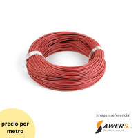 Cable Flexible siliconado AWG16 600V-3A (1Mts) Cable Flexible siliconado AWG16 600V-3A (1Mts)