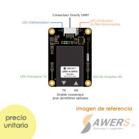 Modulo Transceptor de Fibra Optica a UART Modulo Transceptor de Fibra Optica a UART