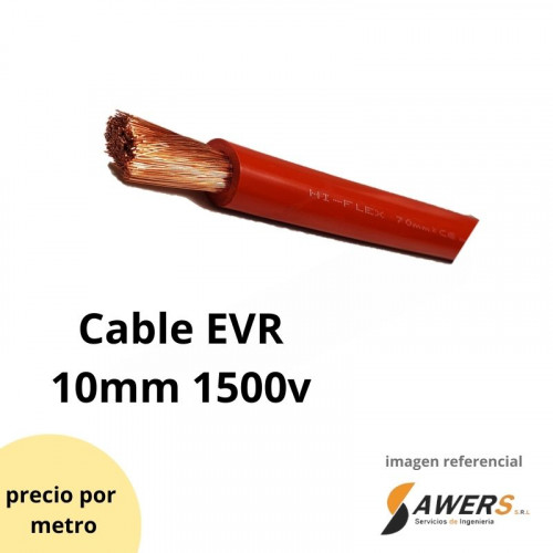 Cable Automotriz EVR 10mm 1500V (1 Metro)