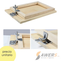 Bisagra con Abrazadera Para Marco de Serigrafia Bisagra con Abrazadera Para Marco de Serigrafia