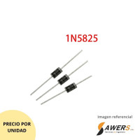 1N5825 Diodo Rectificador de Barrera Schotky DIP 1N5825 Diodo Rectificador de Barrera Schotky DIP