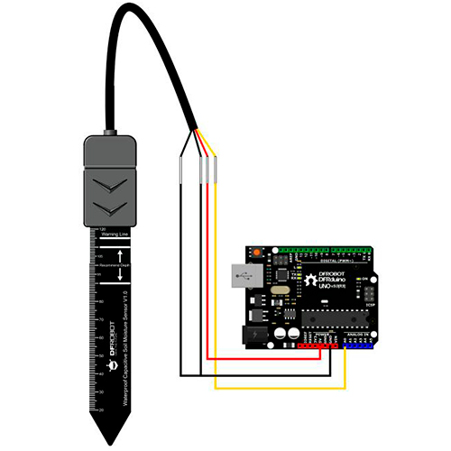 Gravity Sensor de Humedad de Suelo Capacitivo SEN0308