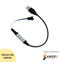 SP002E Controlador tira led RGB WS2812B USB SP002E Controlador tira led RGB WS2812B USB