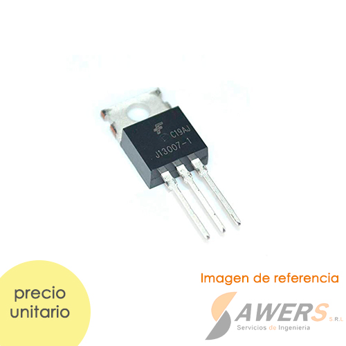 J13007 Transistor NPN de Alto Voltaje y Respuesta Rapida