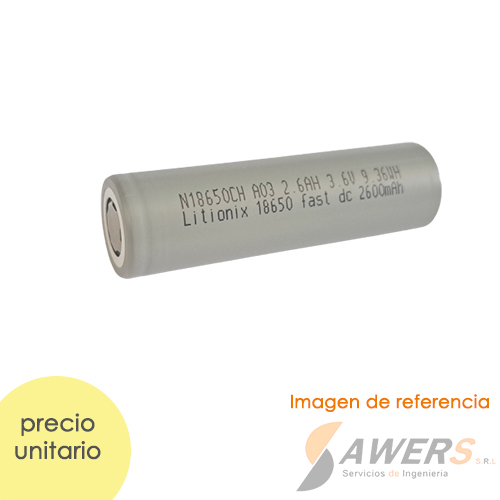 Compre Batería De Litio 18650 3c 3,7 V 2500mah 2600mah Batería De
