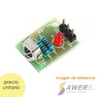 HX1838 Modulo Receptor Infrarrojo 5Vdc HX1838 Modulo Receptor Infrarrojo 5Vdc