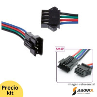 Cable Conector JST SM2.54 4P (M-H) Cable Conector JST SM2.54 4P (M-H)