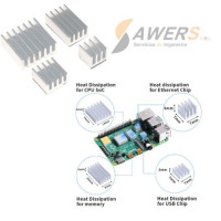 Disipador de aluminio Raspberry PI 4