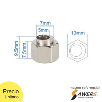 Espaciador Excentrico M5 7.5mm