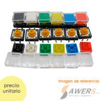 Tapa Cuadrada para Pulsador B3F