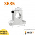 SK35 CNC Eje de Soporte XYZ 35mm