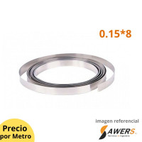 Tira de niquel 0.15*8mm (1Mts)