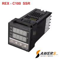 REX-C100 Controlador Digital PID Termocupla 220VAC - SSR de 0-400°C REX-C100 Controlador Digital PID Termocupla 220VAC - SSR de 0-400°C