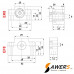 Kit EK8 y EF8 para tornillo de bolas SFU1204