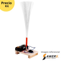 Lampara de Fibra Optica DIY Lampara de Fibra Optica DIY