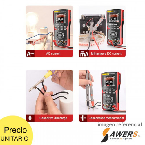 ANENG AOS02 Osciloscopio 10Mhz Multimetro