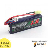 Bateria Lipo 11.1V Turnigy Nano-Tech 1800 mAh 3S 20-40C AIRSOFT