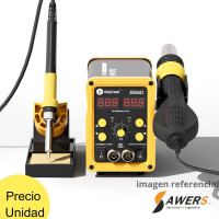 Estacion de Soldadura digital 8586D 2 en 1 220V