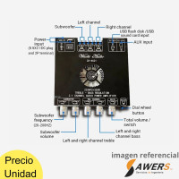 ZK-AS21 TPA3255 2.1 350W Amplificador de Audio
