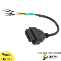 OBD2 Cable Conector Hembra 16P K CAN