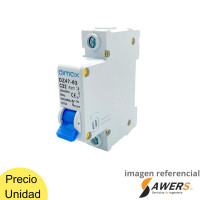 Interruptor Termomagnetico Unipolar C32 DZ47-63