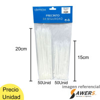 Precinto de Seguridad 15/20cm 100pcs