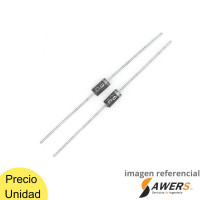 RL207 Diodo Rectificador 2A 1000V DO-15