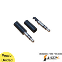 Conector de Audio Stereo 3.5mm Macho Para Soldar