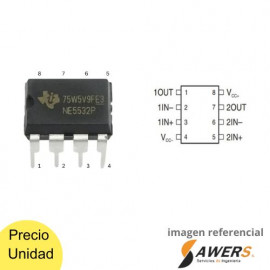 NE5532 Circuito Integrado Amplificador Operacional