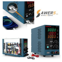 Fuente de laboratorio HANMATEK HM310 (Ajustable desde 30V/10A)