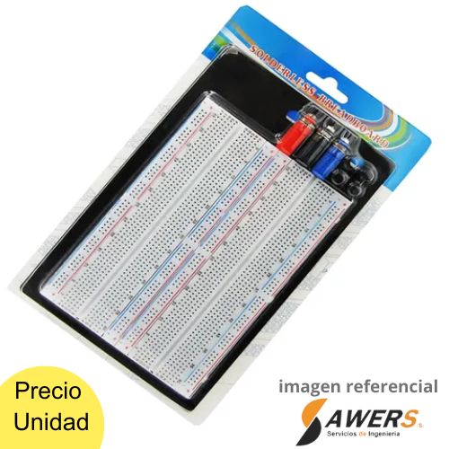 Protoboard Doble de 1660 puntos
