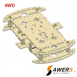 Base chasis 4WD - trupan