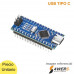 Arduino Nano Atmega328PB CH340 USB Tipo C