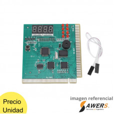 Tester Probador de Tarjeta Madre PCI-ISA 4 Dígitos