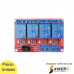Modulo Relay 4CH 12VDC Optoacoplado