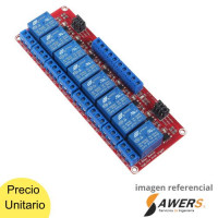 Modulo Relay 8CH 24VDC Optoacoplado