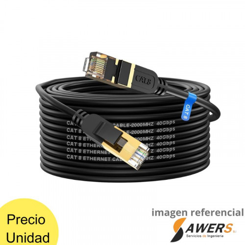 Cable Ethernet Cat 8 30mts (rollo)