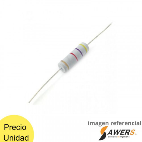 Resistor metalico 4.7K 5W
