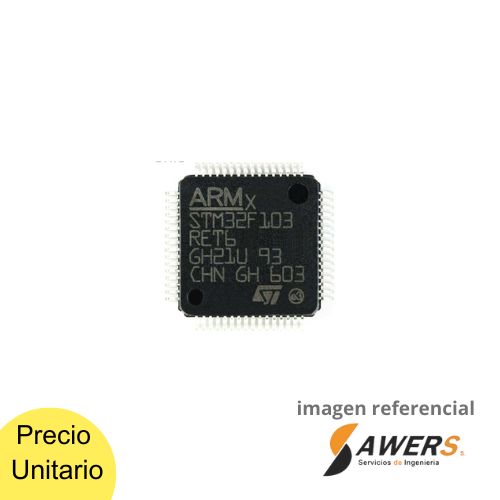 Microcontrolador ARM Cortex‑M3 STM32F103RET6